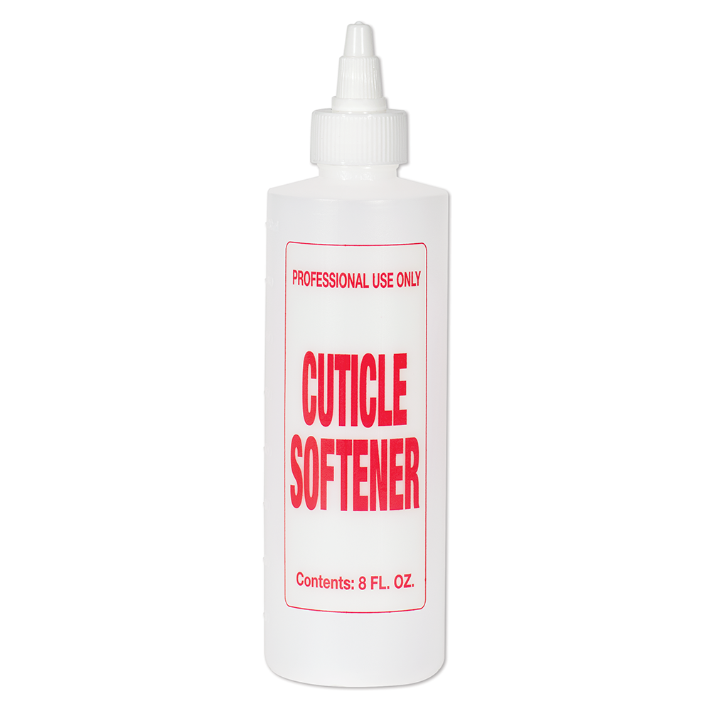 Soft 'N Style Imprinted Cuticle Softener Bottle - 8oz