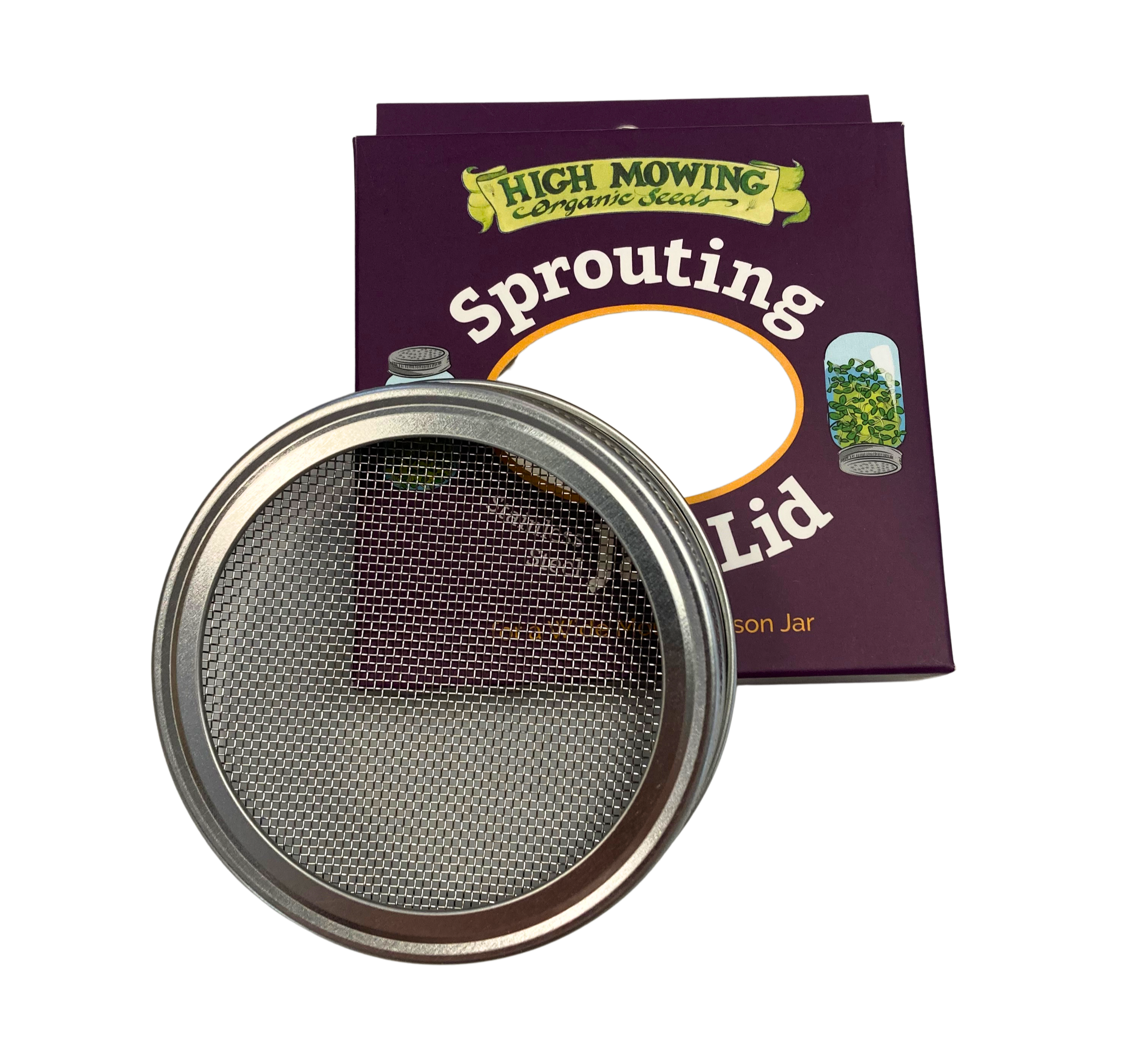 Sprouting Jar Lid, Wide Mouth