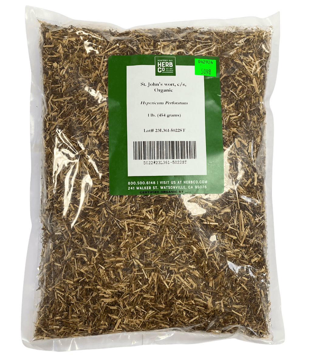 St. John's Wort, Organic, Cut & Sifted