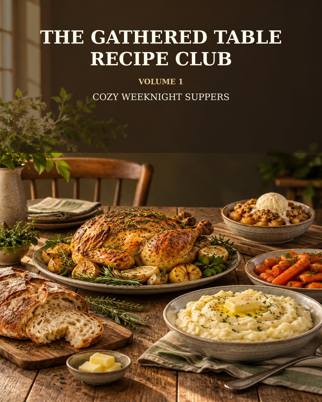 THE GATHERED TABLE RECIPE CLUB VOLUME 1 COZY WEEKNIGHT SUPPERS