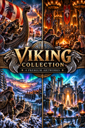 Viking Collection Vol. 1 — 4-Piece Cinematic Digital Art Set