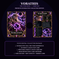 Vorathis 003 – The Void King | Premium Interactive Fantasy Collector Card