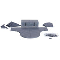 Complete Plaza Sidewalk - 32 Pieces