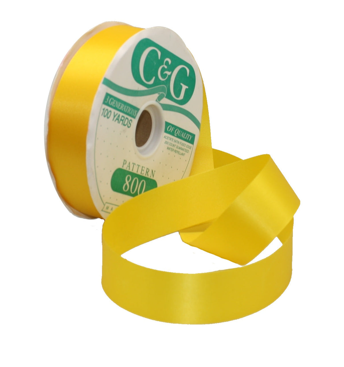 Satin Acetate Ribbon - 1 5/16" x 100 Yards - Belle