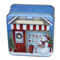 Festive Snowman Treat Tin - 4 Inch