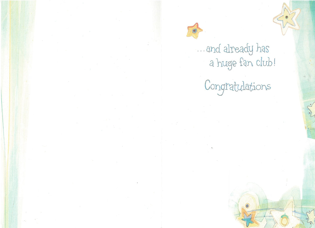 A Star is Born   - New Baby Card