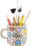 Make It Happy Paintbrush Mug  Hallmark Ornament