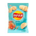 Lays Fried Crab Potato Chips 2.46oz - Authentic Asian Seafood Flavor Snack