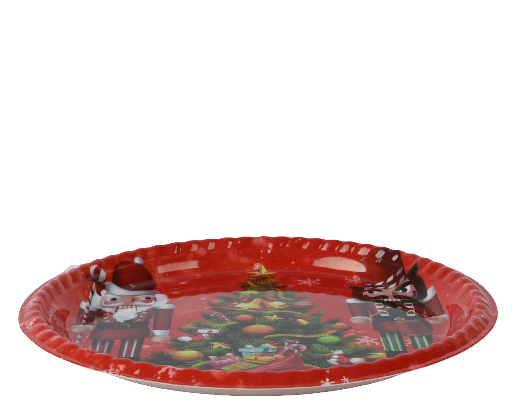 Nutcracker Christmas Decorative Plate - 14 Inches