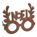 Christmas Decorator Eyeglasses - Noel