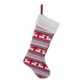 Reindeer & Snowflake Knit Stocking