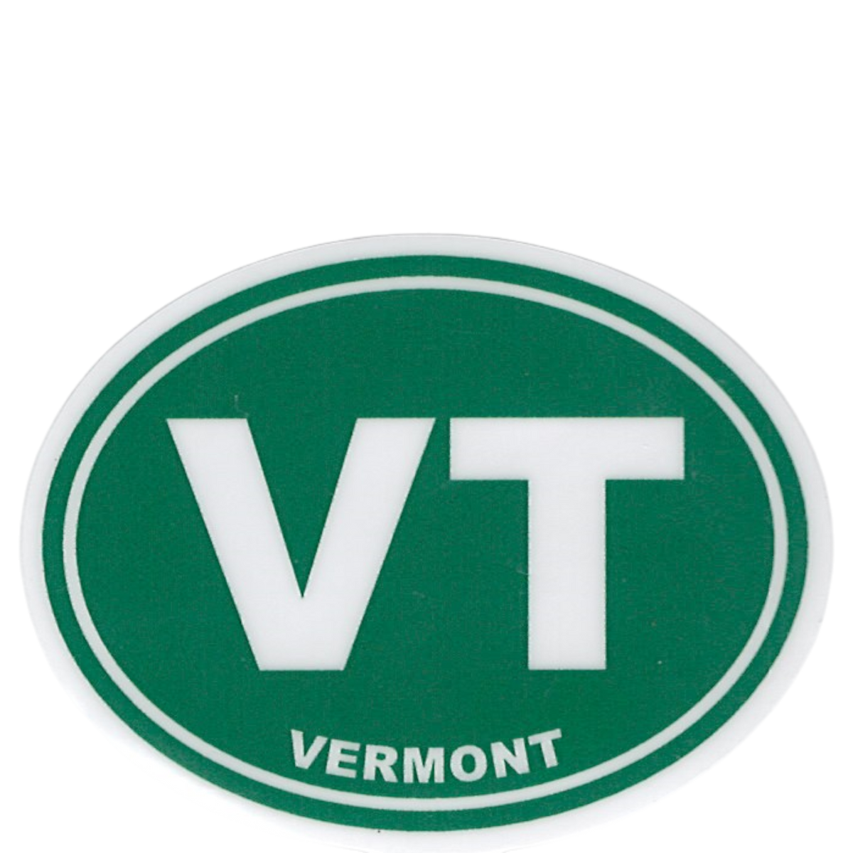 Small Vinyl Sticker - Vermont Green Euro