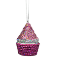 Bedazzled Cupcake Ornament - Deliciously Charming