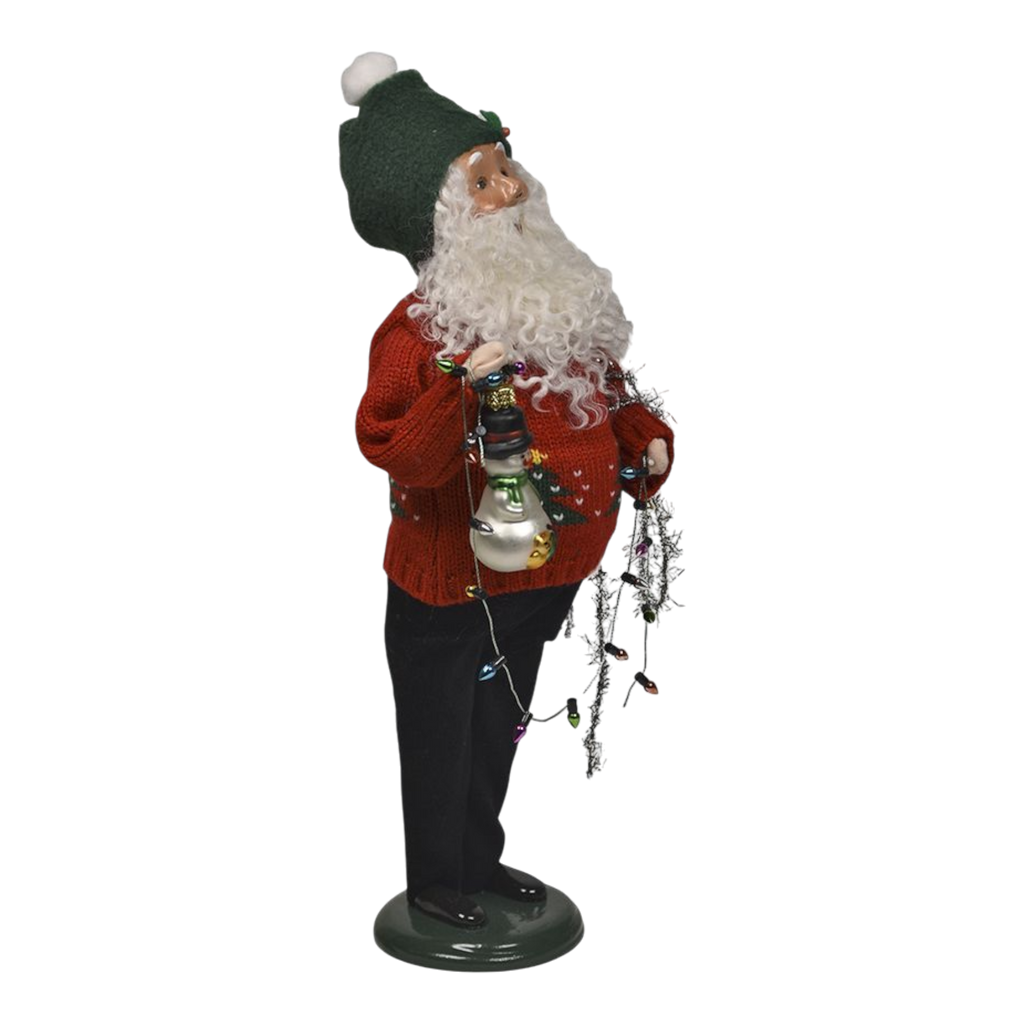 Decorating Santa