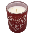 Glass Votive Scented Candle - Winter Apple