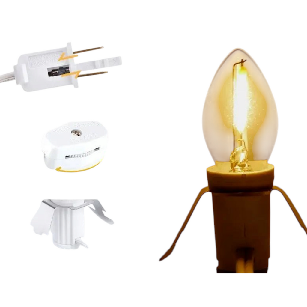 Village Clip in Light Cord - 3 Head