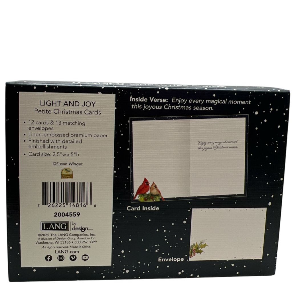 Light and Joy Petite Christmas Cards