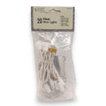 20 Indoor String Lights - Clear Bulb - White Wire