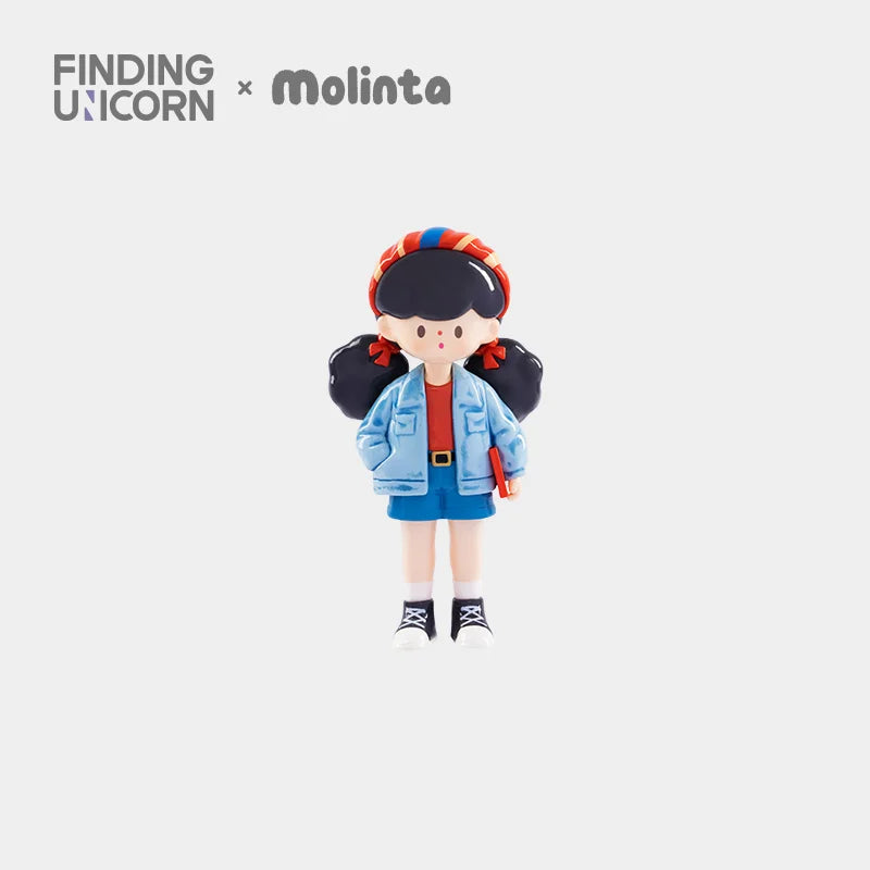 Finding Unicorn Molinta Retro Girls Series Blind Box (1 Blind Box)