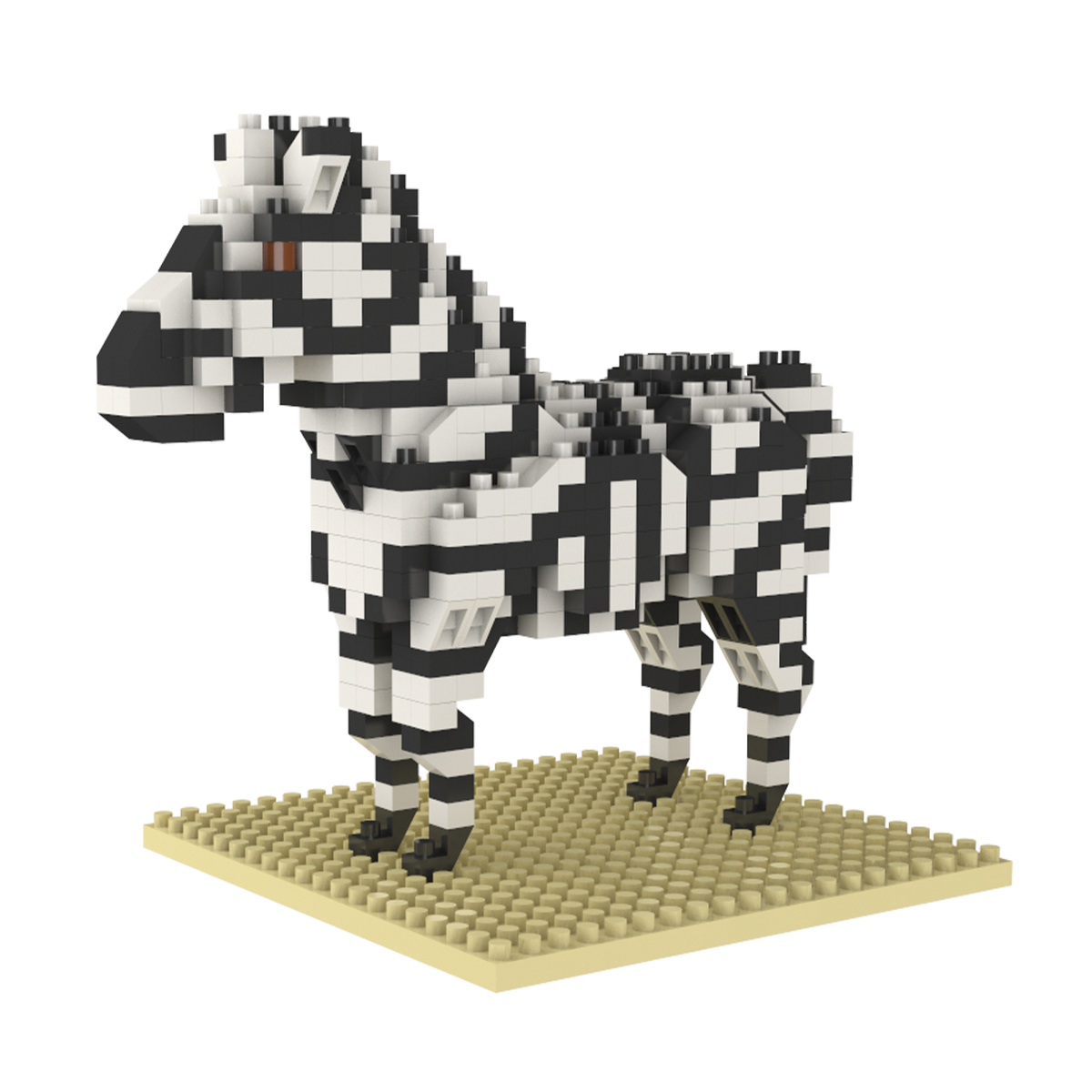 Mini Building Blocks -  Zebra