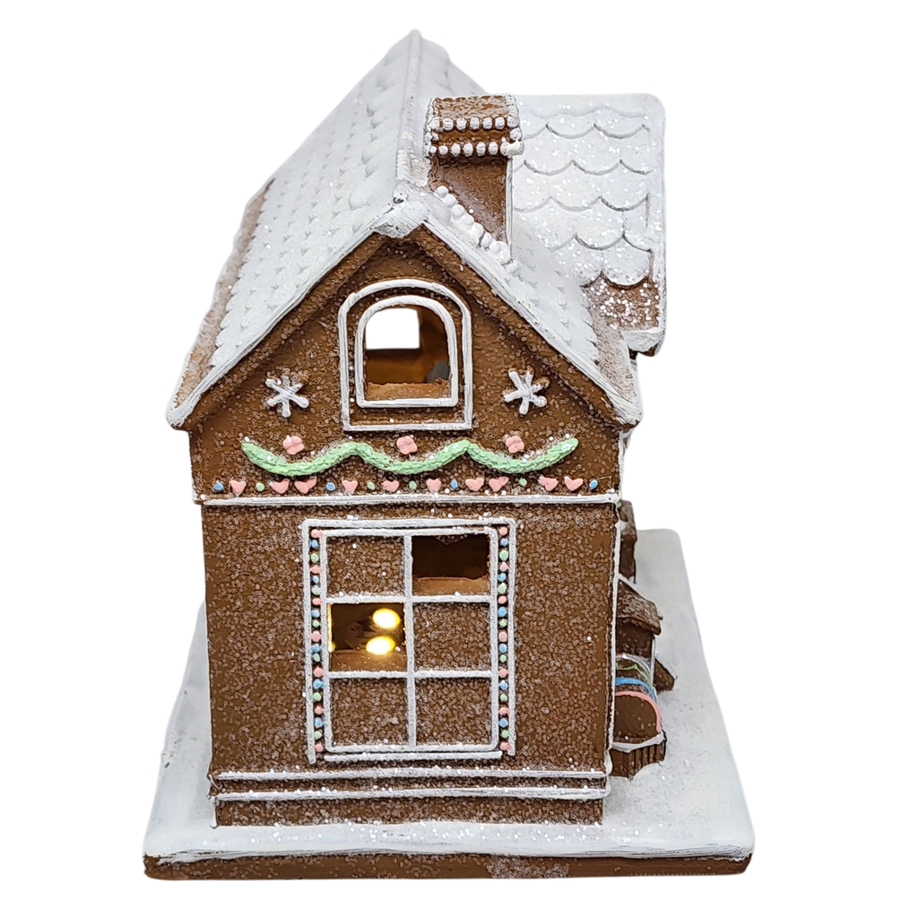 Magical Gingerbread Toy Store Light-Up House