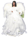 Wedding Dress African American Angel Tree Topper