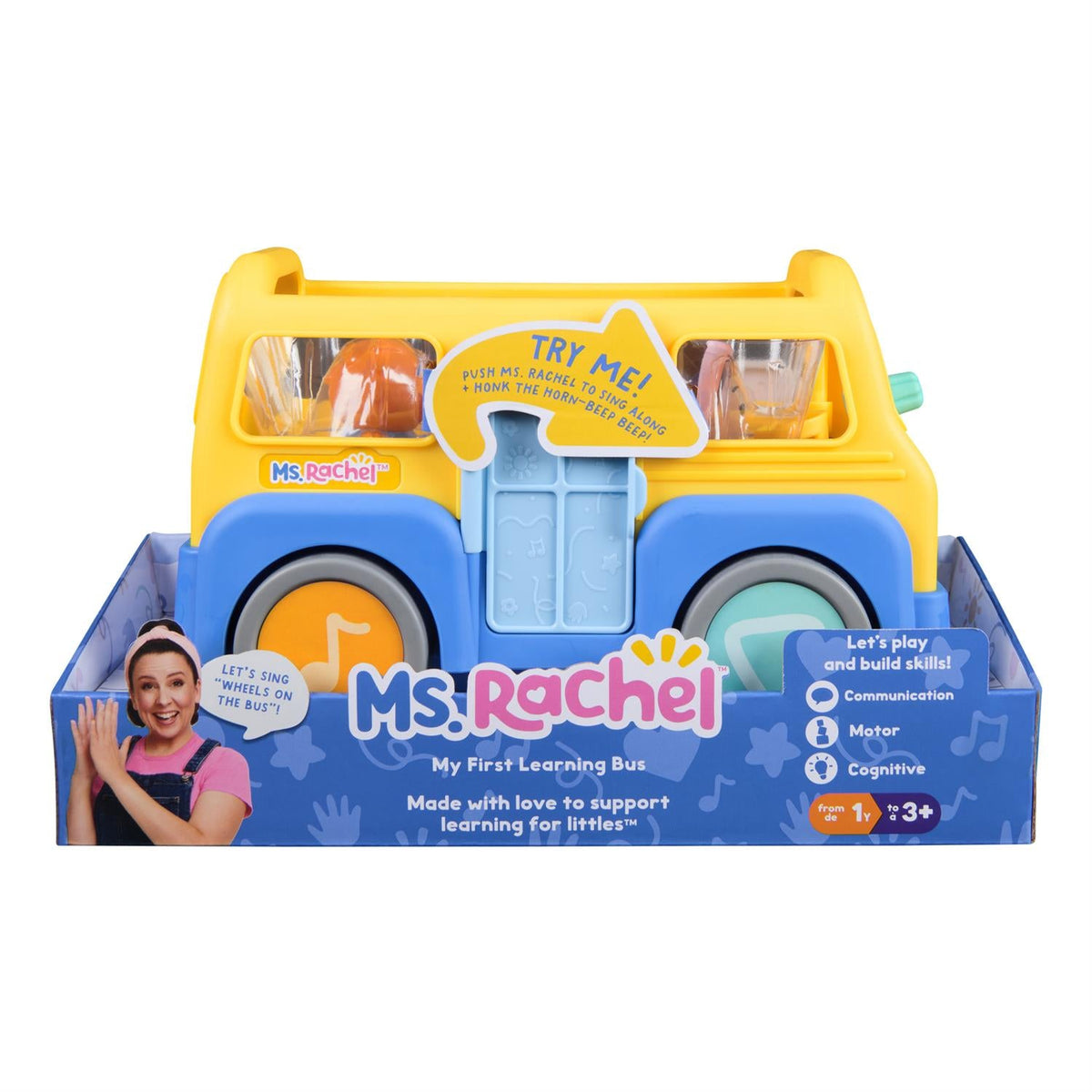 Ms Rachel Wheels On The Bus My First Learning Bus
