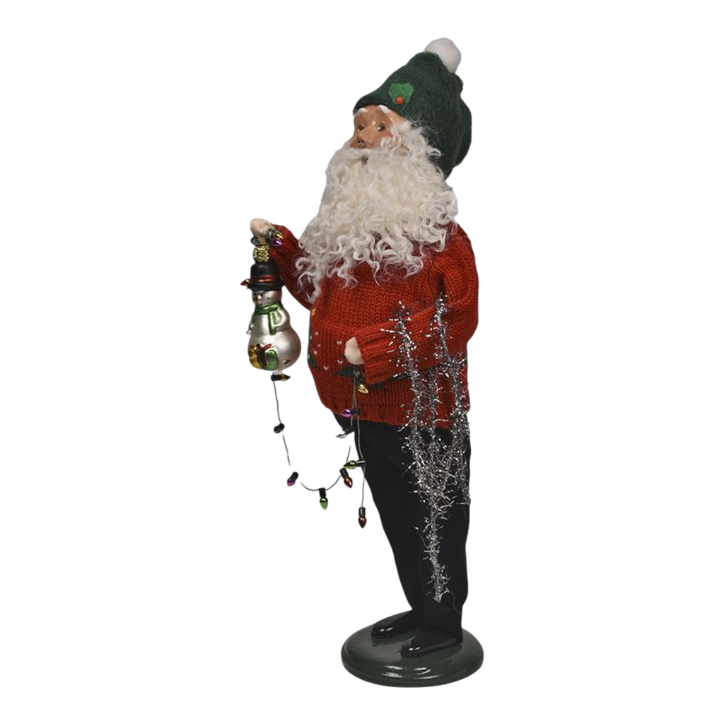 Decorating Santa