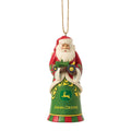 Santa with John Deere Tractor Ornament
