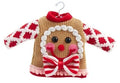 Gingerbread Ugly Sweater Ornament