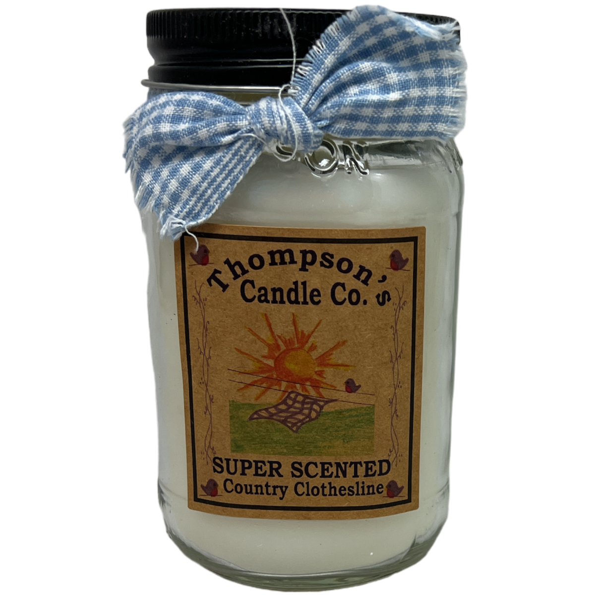 Country Clothesline  - Classic Super Scented Country Home Jar