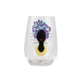 River Cuts Stemless Wine Glass