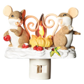 Charming Tails Mice by Campfire Night Light