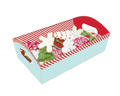 Cookie Tray With Cello Wrap - Winter Wishes