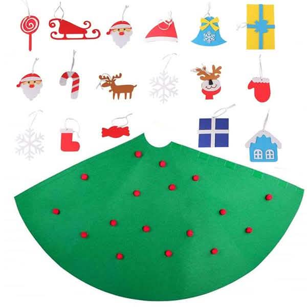DIY 3D Felt Christmas Tree Upgraded Toddler Christmas Tree