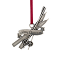 Crossed Skis And Poles Ornament