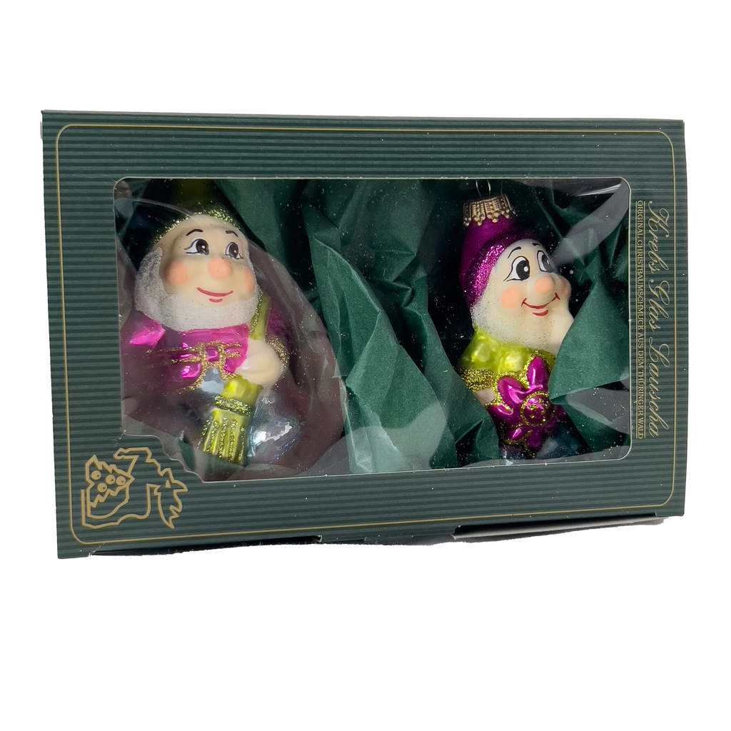 4-Inch Enchanted Gnomes - 2 Piece Set