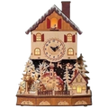 Wood Works Lighted Alpine Table Clock