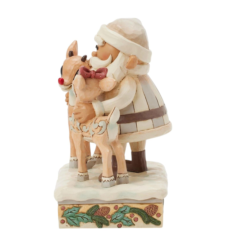 Woodland Santa with Rudolph and Clarice