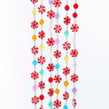 Multi-Color Candy With Peppermint Rounds Garland