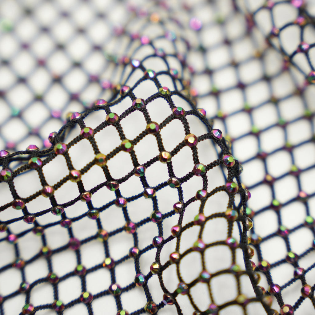 Enigma Diamond Fishnet Fabric | Blue Moon Fabrics
