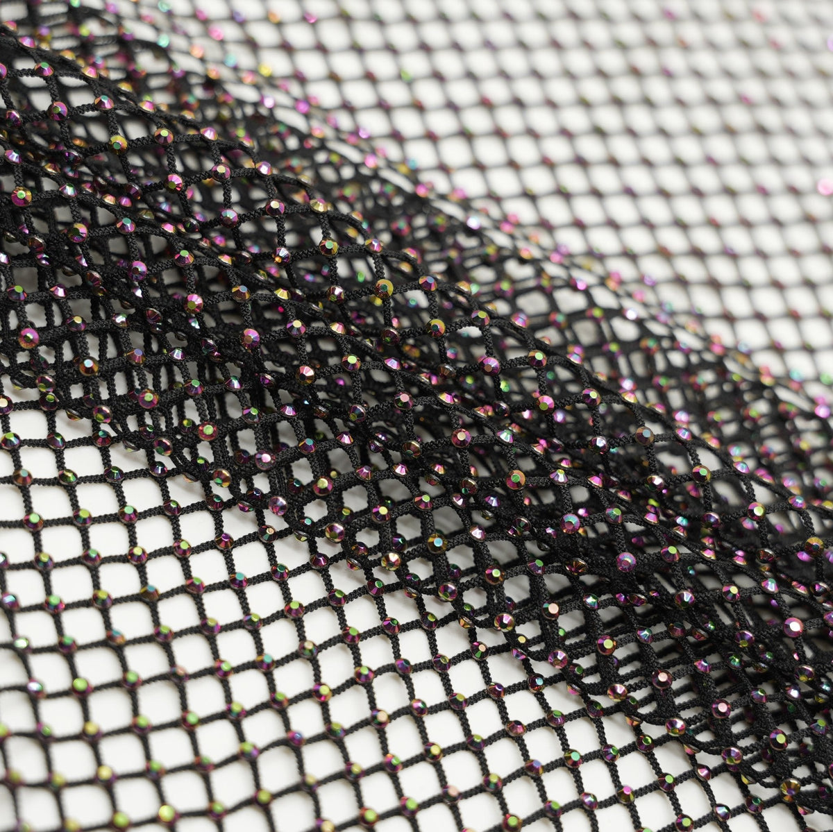 Enigma Diamond Fishnet Fabric | Blue Moon Fabrics