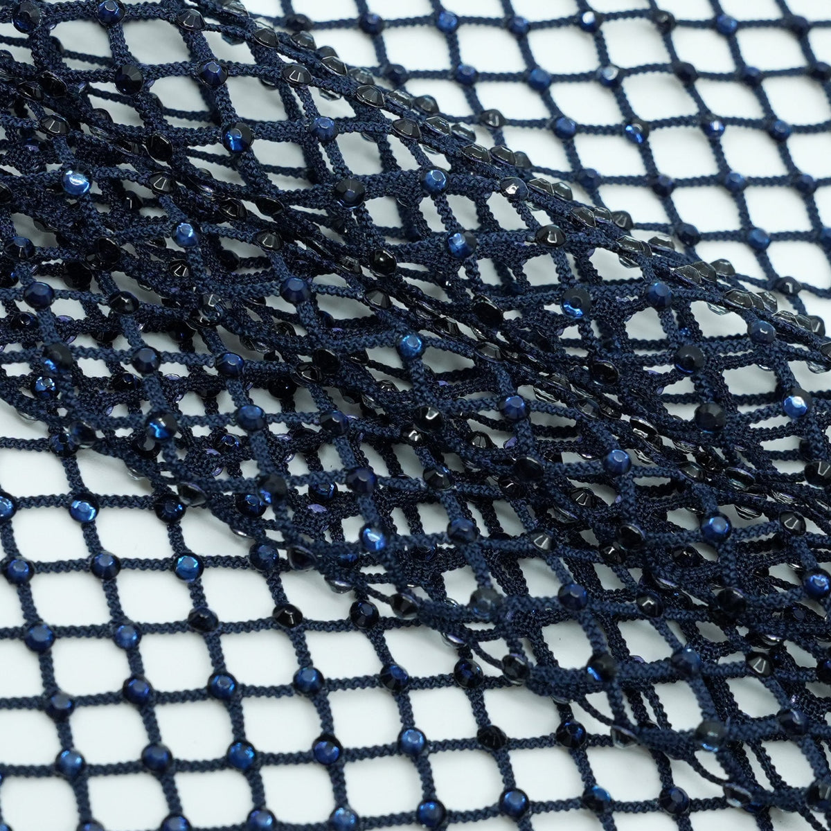 Enigma Diamond Fishnet Fabric | Blue Moon Fabrics