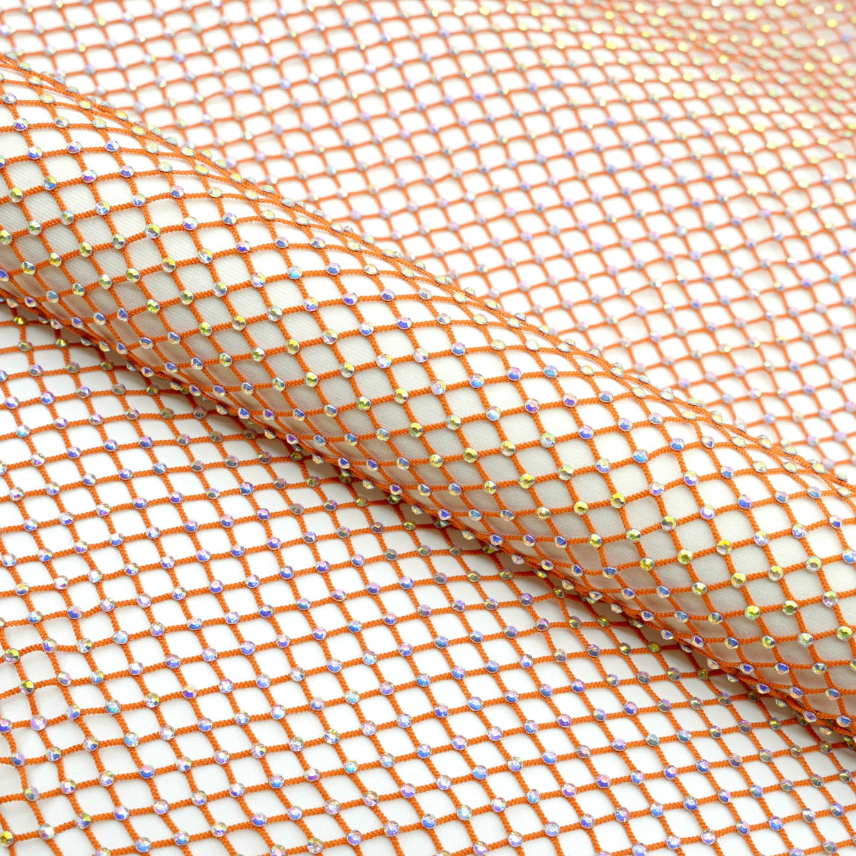 Enigma Diamond Fishnet Fabric | Blue Moon Fabrics