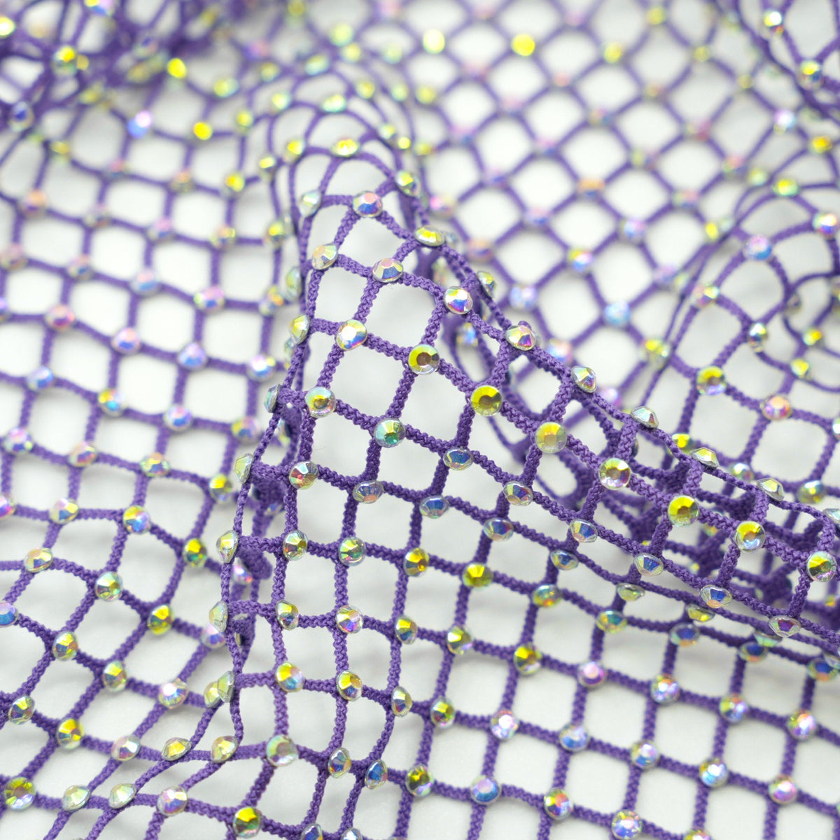 Enigma Diamond Fishnet Fabric | Blue Moon Fabrics