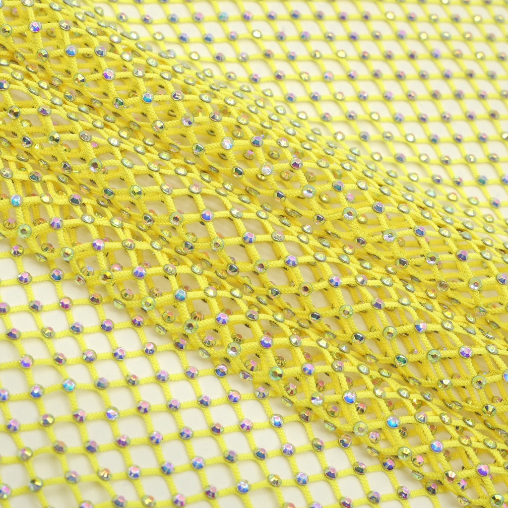 Enigma Diamond Fishnet Fabric | Blue Moon Fabrics