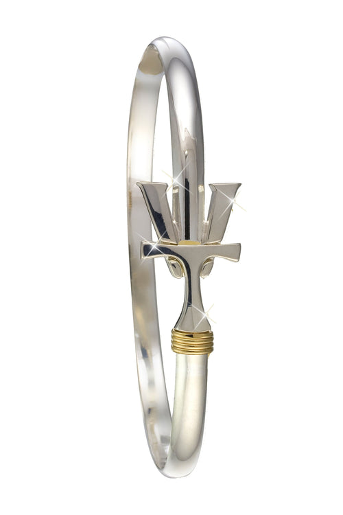 Vermont   Hook Bracelet Silver - 4mm Band - 7 Inch