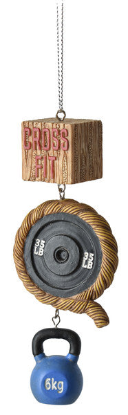 Cross Fit Resin Ornament