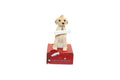 Yellow Labrador with Bone Ornament