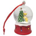 Charming Kitty Snow Globe Ornament - Ginger Cat